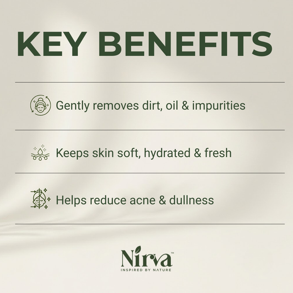 Nirva Botanical Acne Control Face Wash 100ml