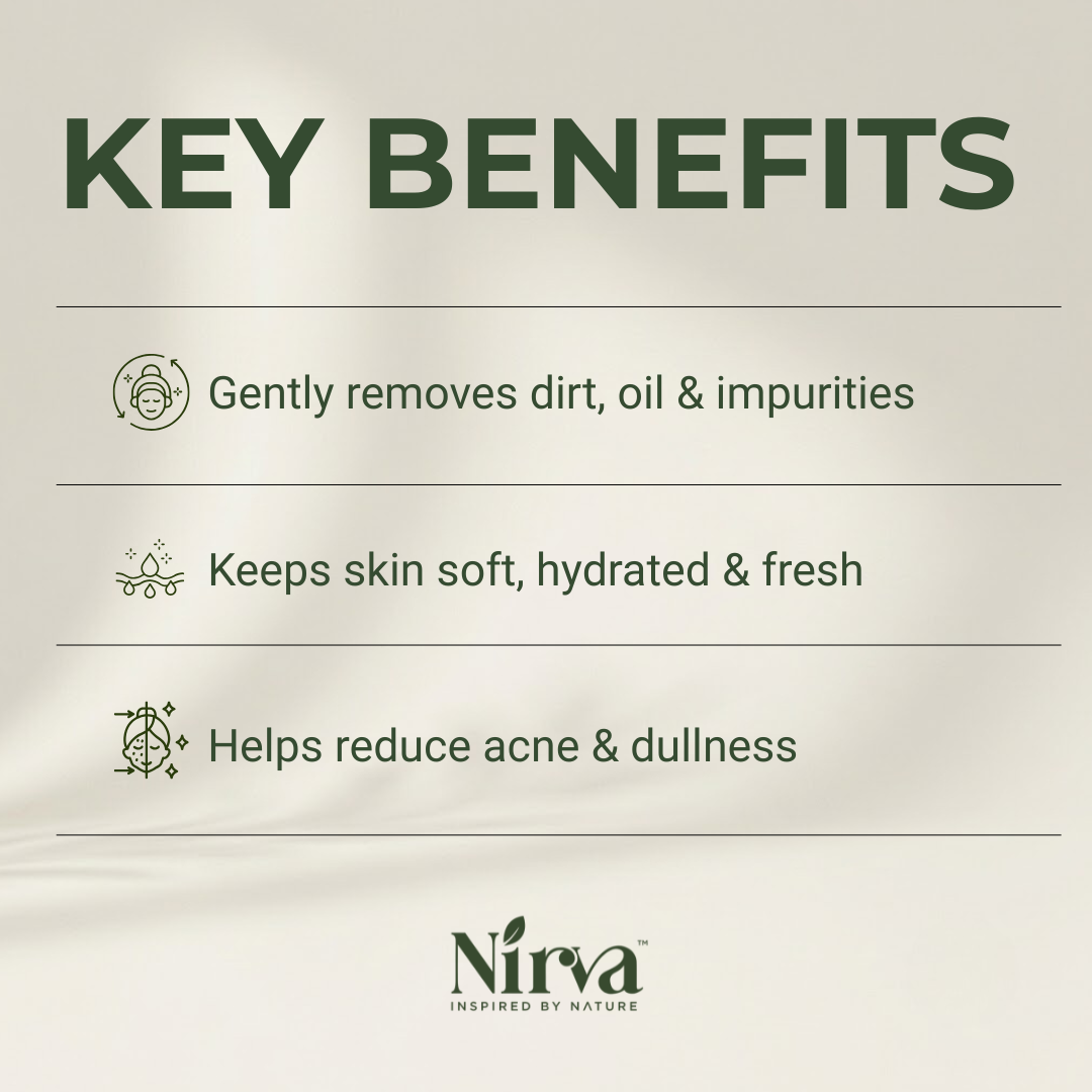 Nirva Botanical Acne Control Face Wash 100ml