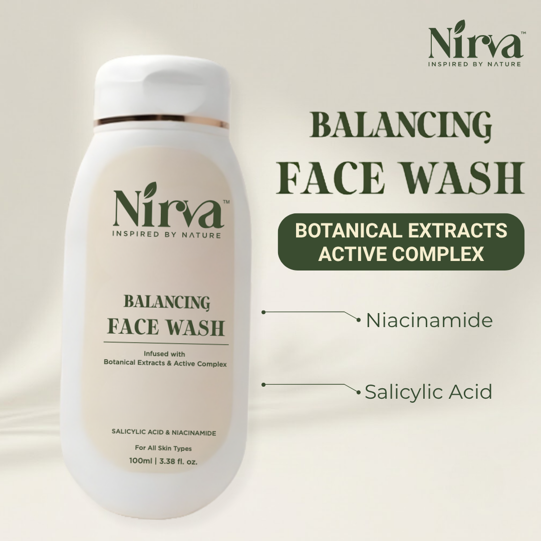 Nirva Botanical Acne Control Face Wash 100ml
