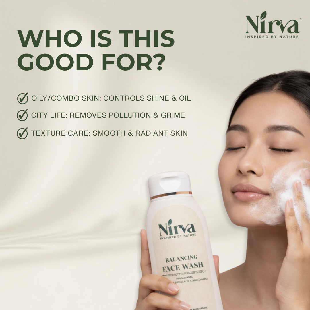 Nirva Botanical Acne Control Face Wash 100ml